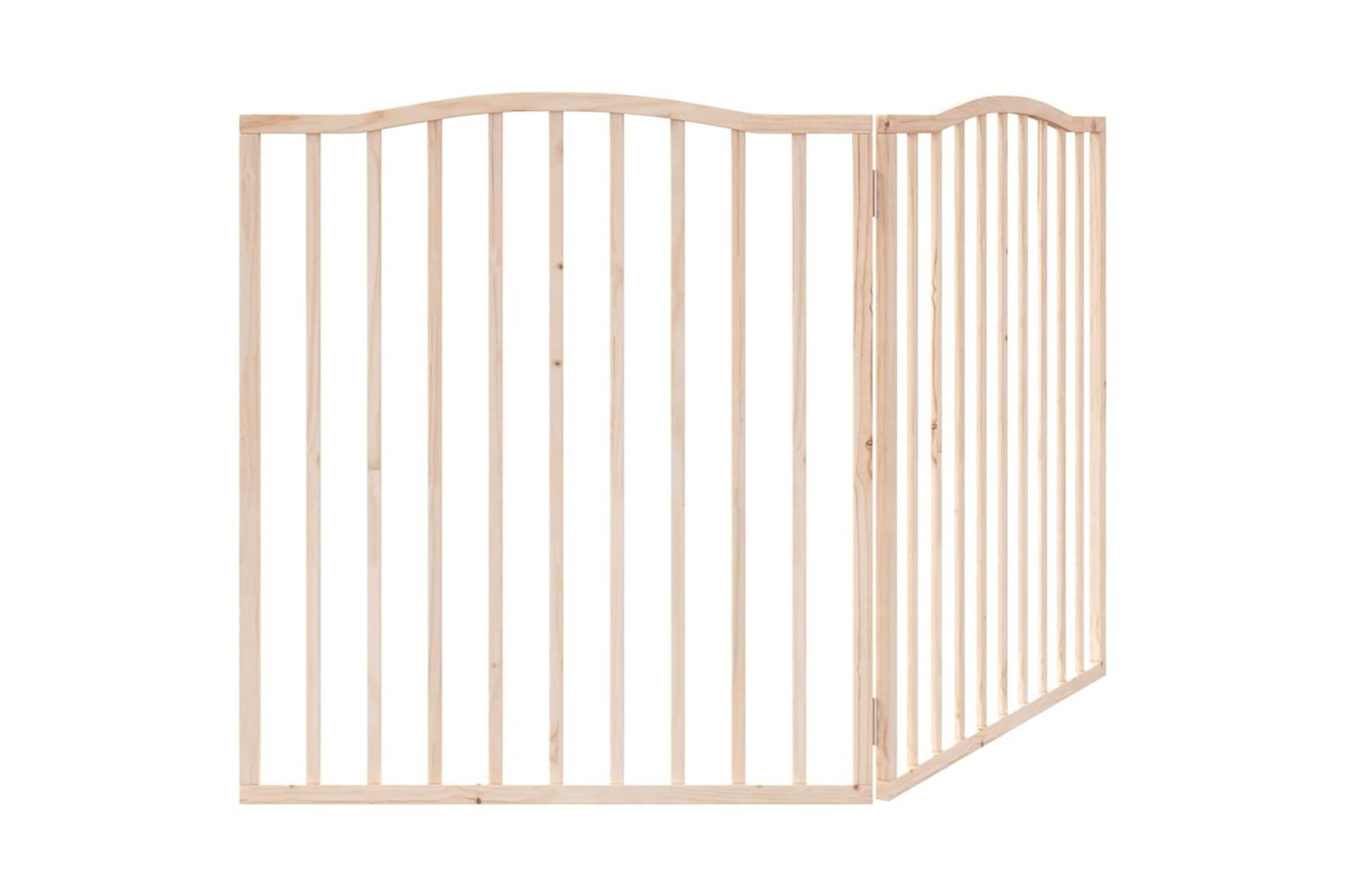 Vidaxl Dog Gate Foldable 2 Panels 160 Cm Poplar Wood-6