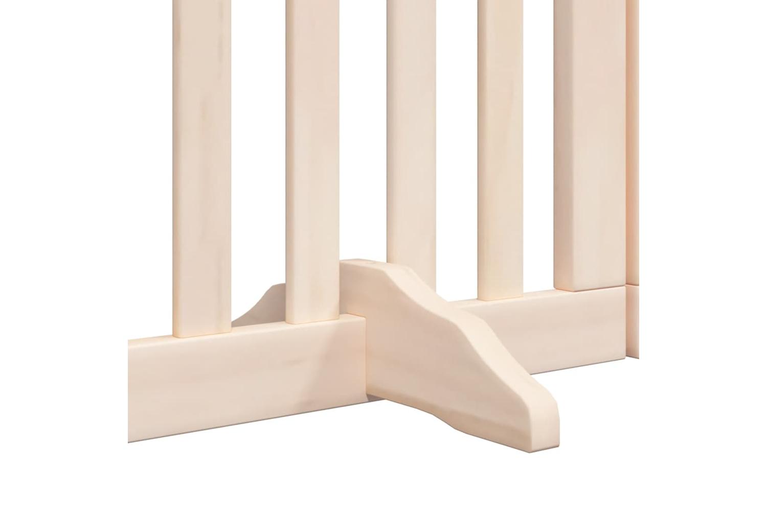 Vidaxl Dog Gate With Door Foldable 15 Panels 750 Cm Poplar Wood-6