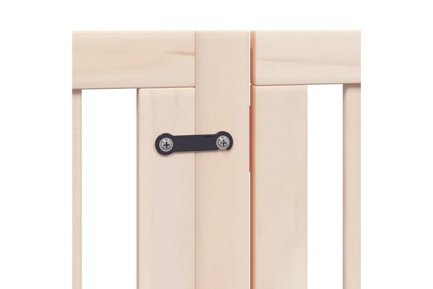 Vidaxl Dog Gate With Door Foldable 15 Panels 750 Cm Poplar Wood-7