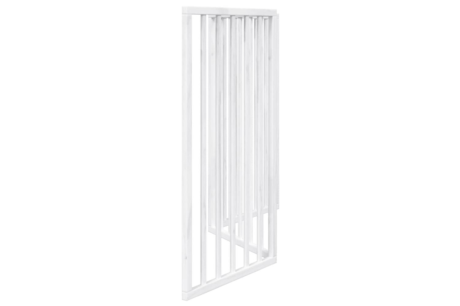 Vidaxl Dog Gate Foldable 3 Panels White 150 Cm Poplar Wood-5