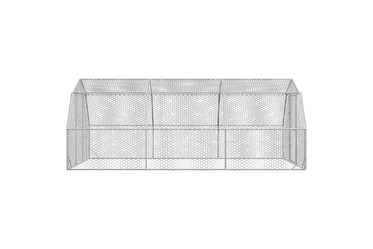Vidaxl Chicken Run 25x6x225 M Galvanised Steel-4