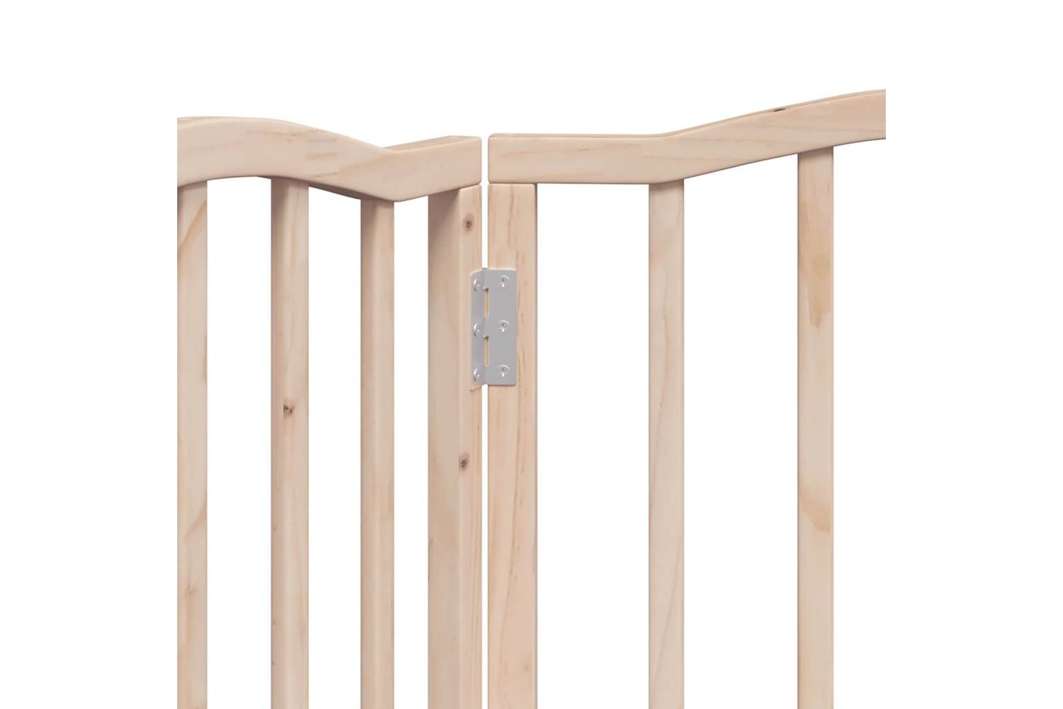 Vidaxl Dog Gate Foldable 3 Panels 150 Cmpoplar Wood-8
