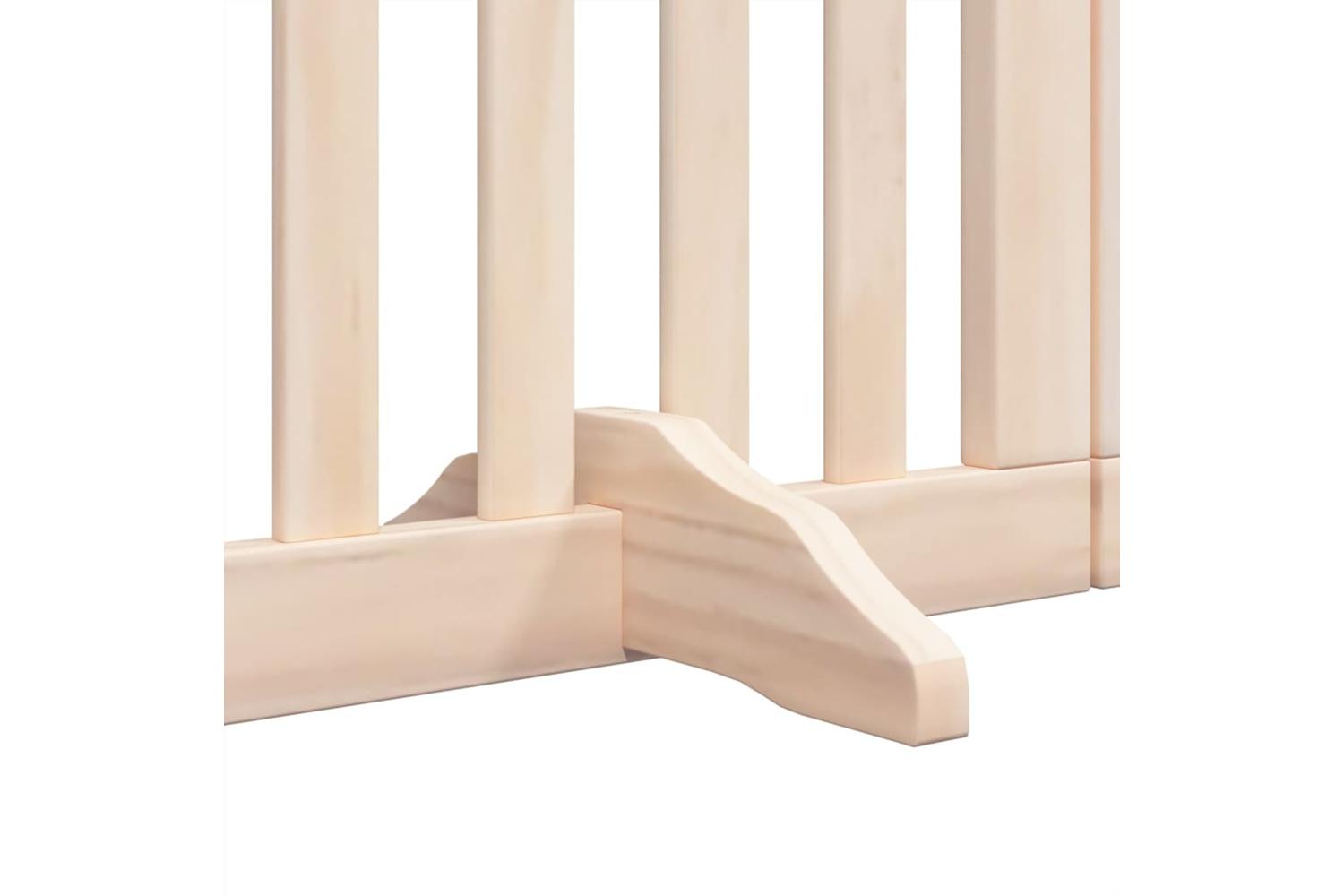 Vidaxl Dog Gate With Door Foldable 6 Panels 300 Cm Poplar Wood-10
