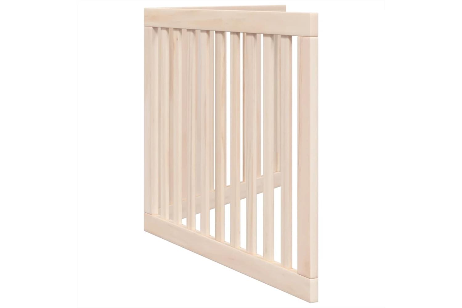 Vidaxl Dog Gate Foldable 2 Panels 160 Cm Poplar Wood-5