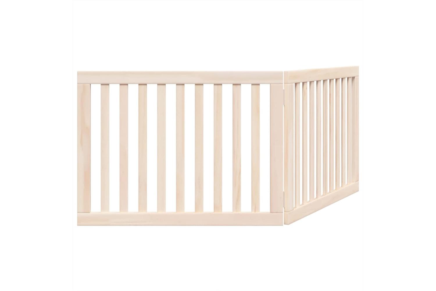 Vidaxl Dog Gate Foldable 2 Panels 160 Cm Poplar Wood-6