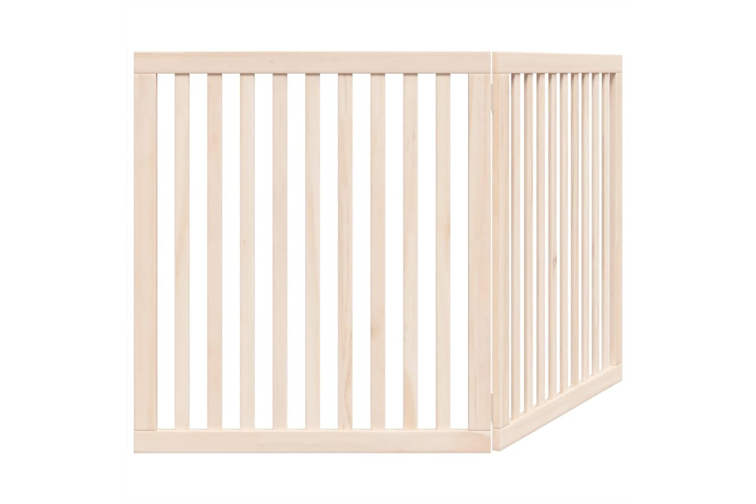 Vidaxl Dog Gate Foldable 2 Panels 160 Cm Poplar Wood-6