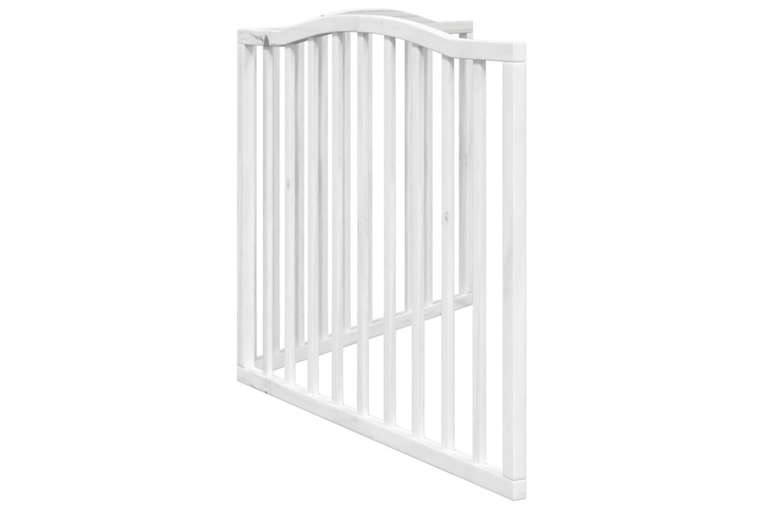 Vidaxl Dog Gate Foldable 2 Panels White 160 Cm Poplar Wood-5
