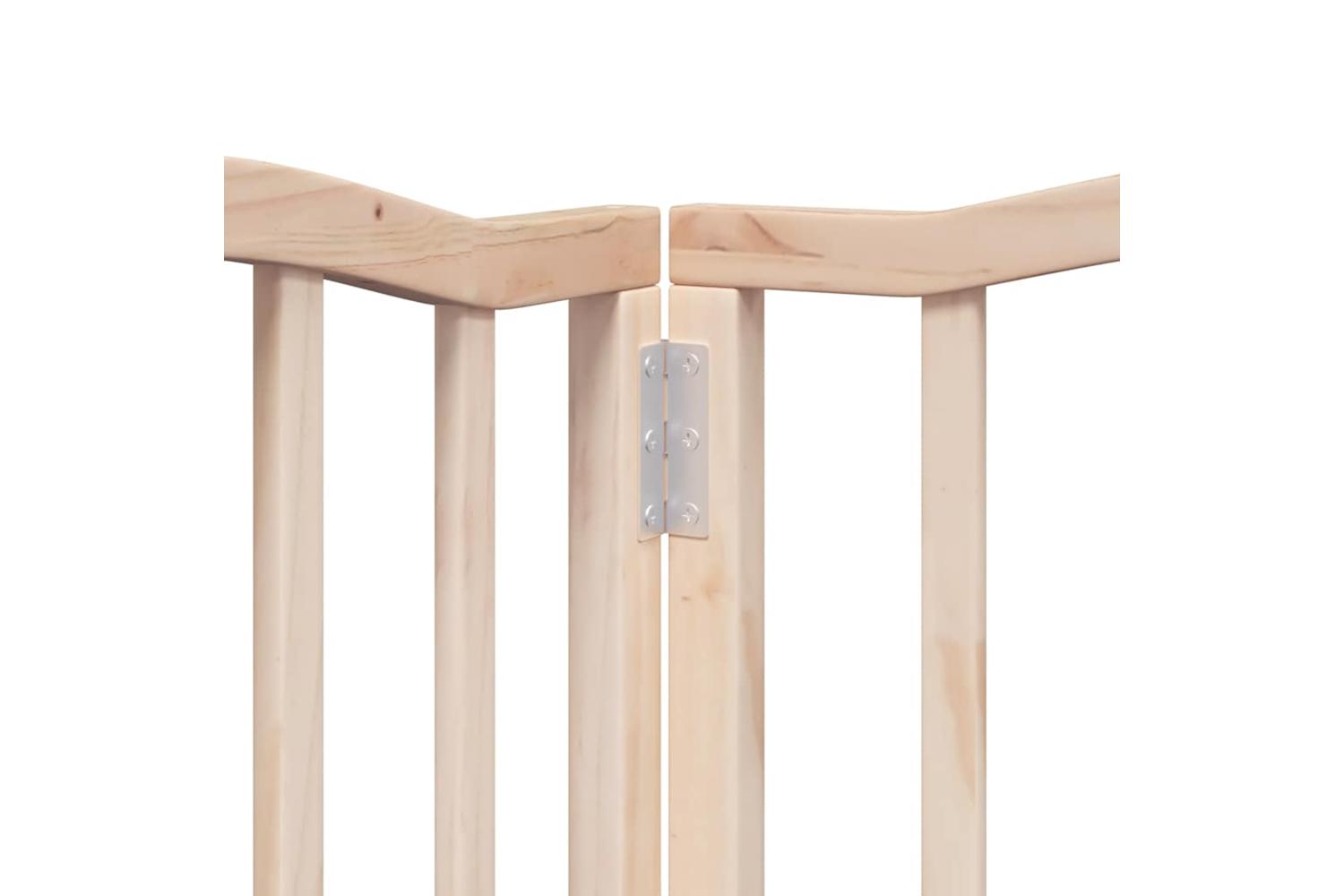 Vidaxl Dog Gate With Door Foldable 12 Panels 600 Cm Poplar Wood-9
