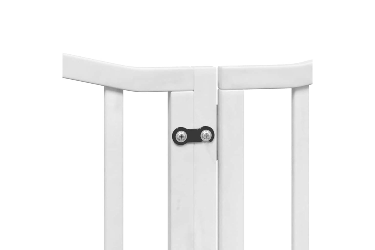 Vidaxl Dog Gate With Door Foldable 12 Panels White 600 Cm Poplar Wood-7
