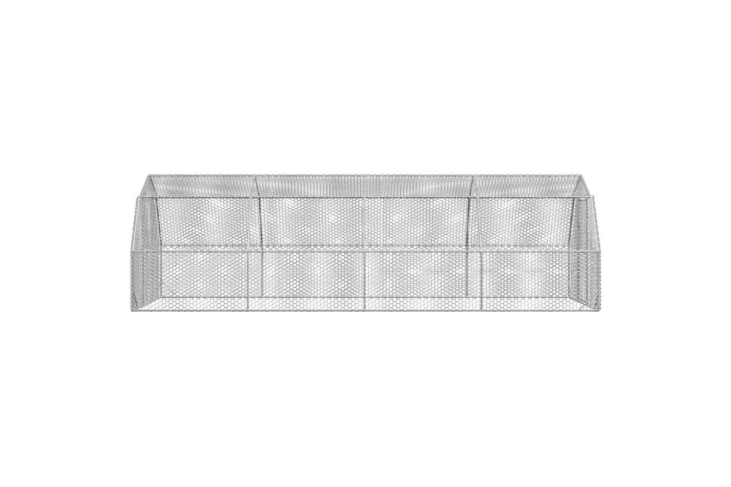 Vidaxl Chicken Run 25x8x225 M Galvanised Steel-4