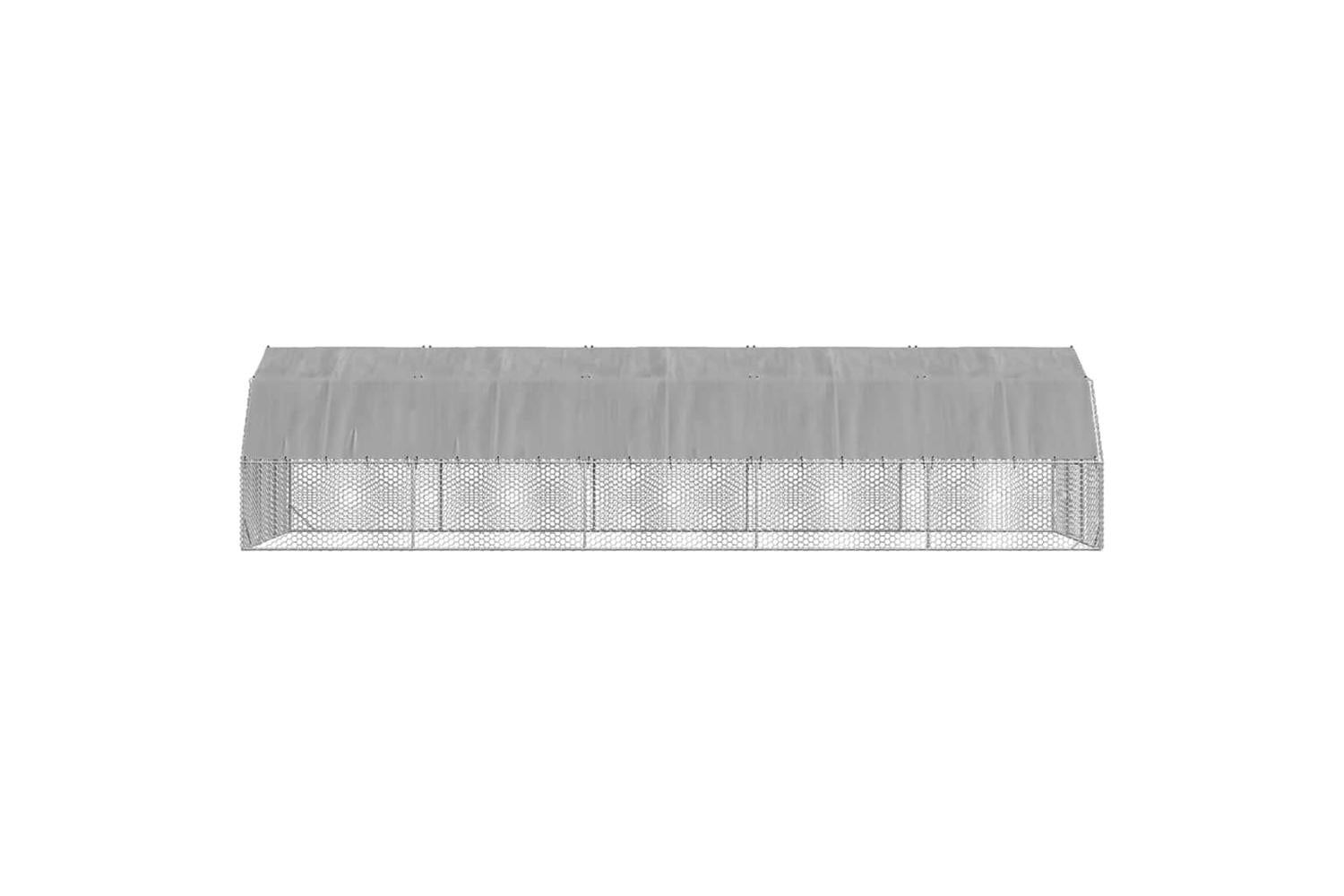 Vidaxl Chicken Run With Roof 25x10x225 M Galvanised Steel-4