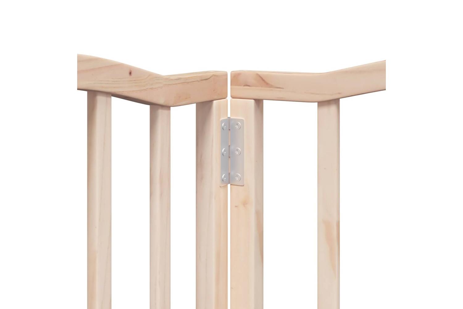 Vidaxl Dog Gate With Door Foldable 6 Panels 300 Cmpoplar Wood-10