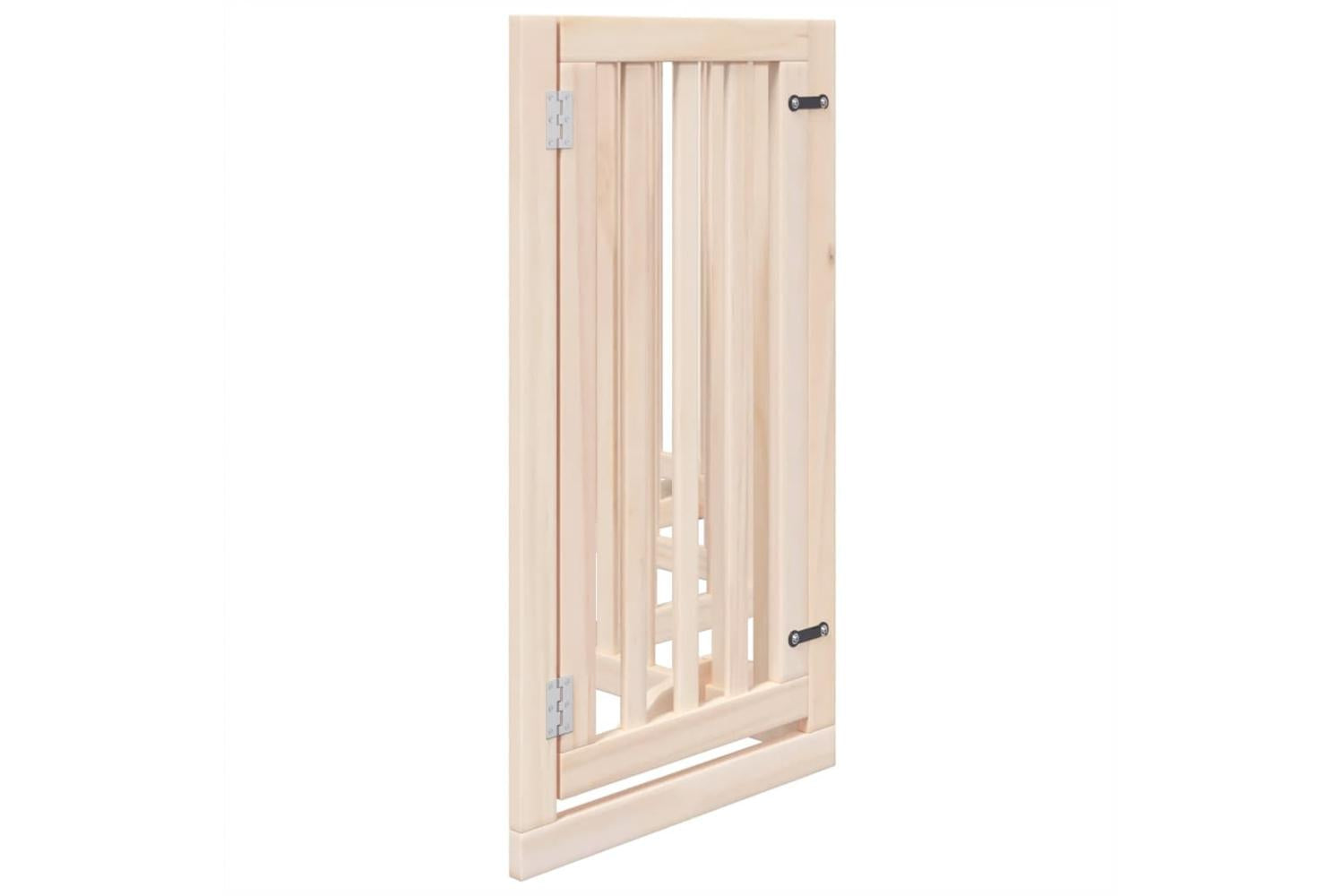 Vidaxl Dog Gate With Door Foldable 6 Panels 300 Cm Poplar Wood-5