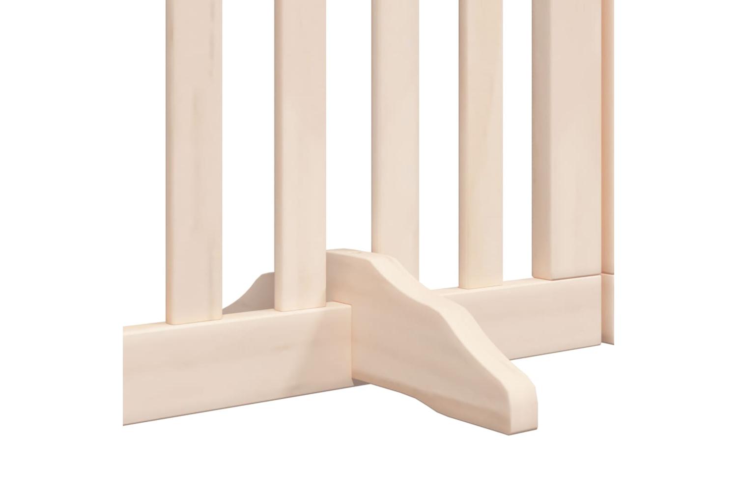 Vidaxl Dog Gate With Door Foldable 6 Panels 300 Cm Poplar Wood-10