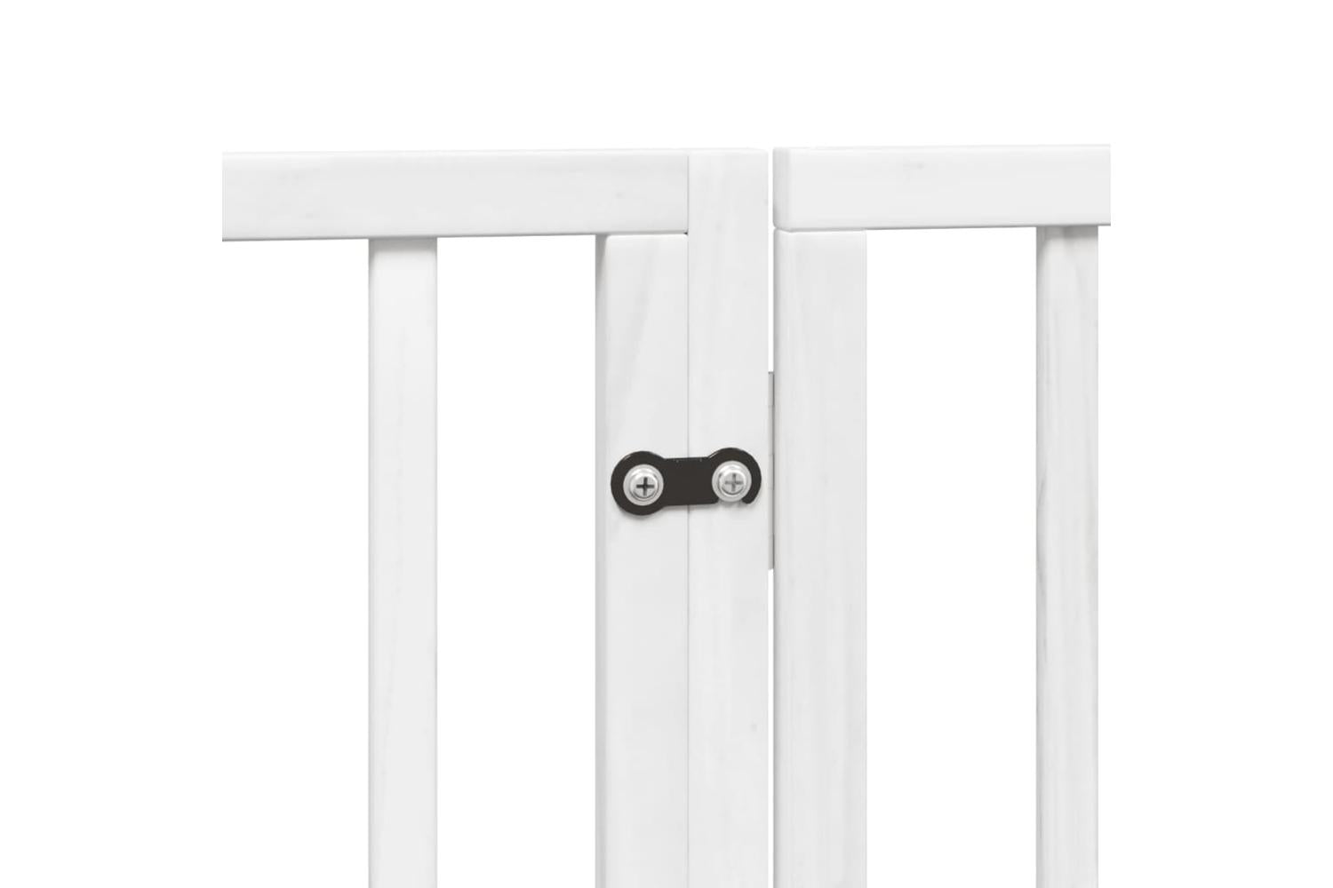 Vidaxl Dog Gate With Door Foldable 6 Panels White 300 Cm Poplar Wood-9