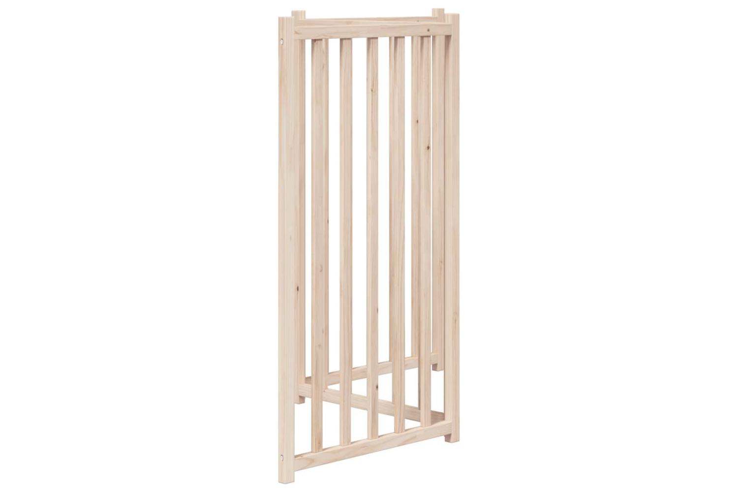 Vidaxl Dog Gate Foldable 3 Panels 150 Cm Solid Wood Fir-5