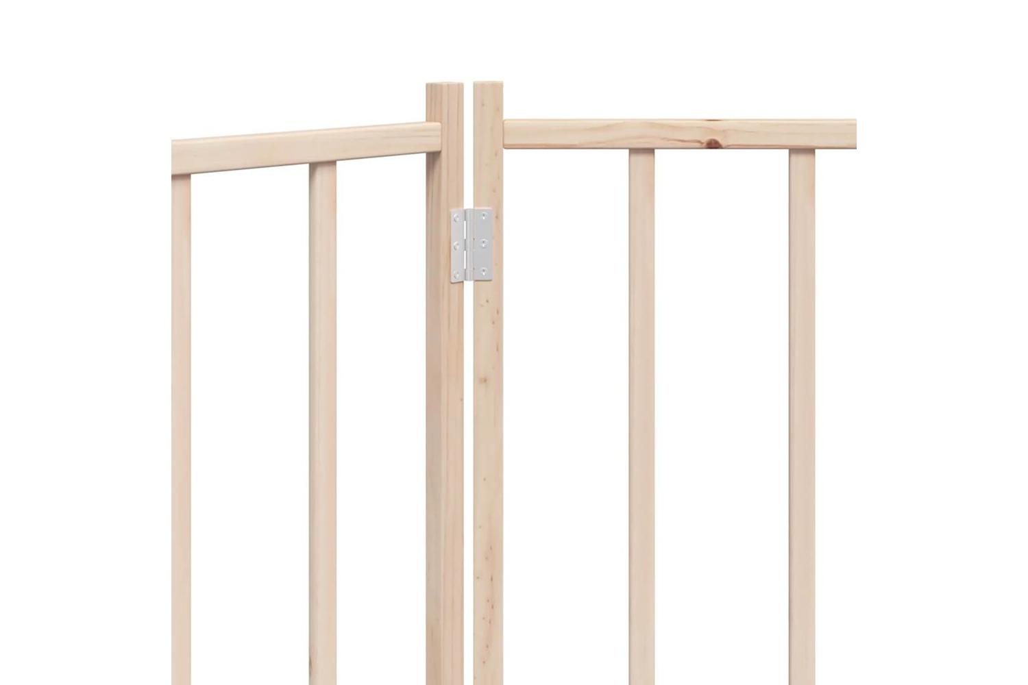 Vidaxl Dog Gate Foldable 2 Panels 160 Cm Solid Wood Fir-8