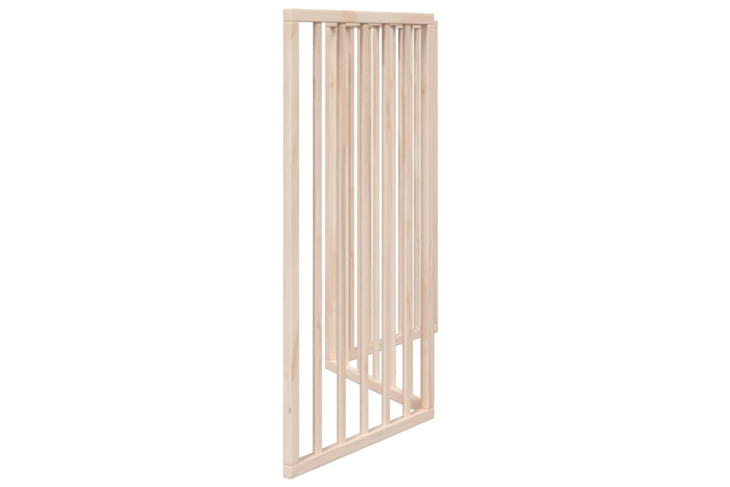 Vidaxl Dog Gate Foldable 3 Panels 150 Cm Poplar Wood-5