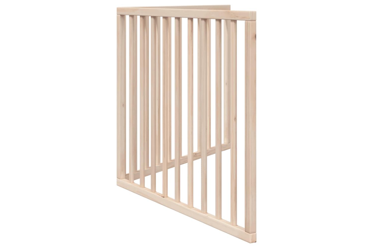 Vidaxl Dog Gate Foldable 2 Panels 160 Cm Poplar Wood-5