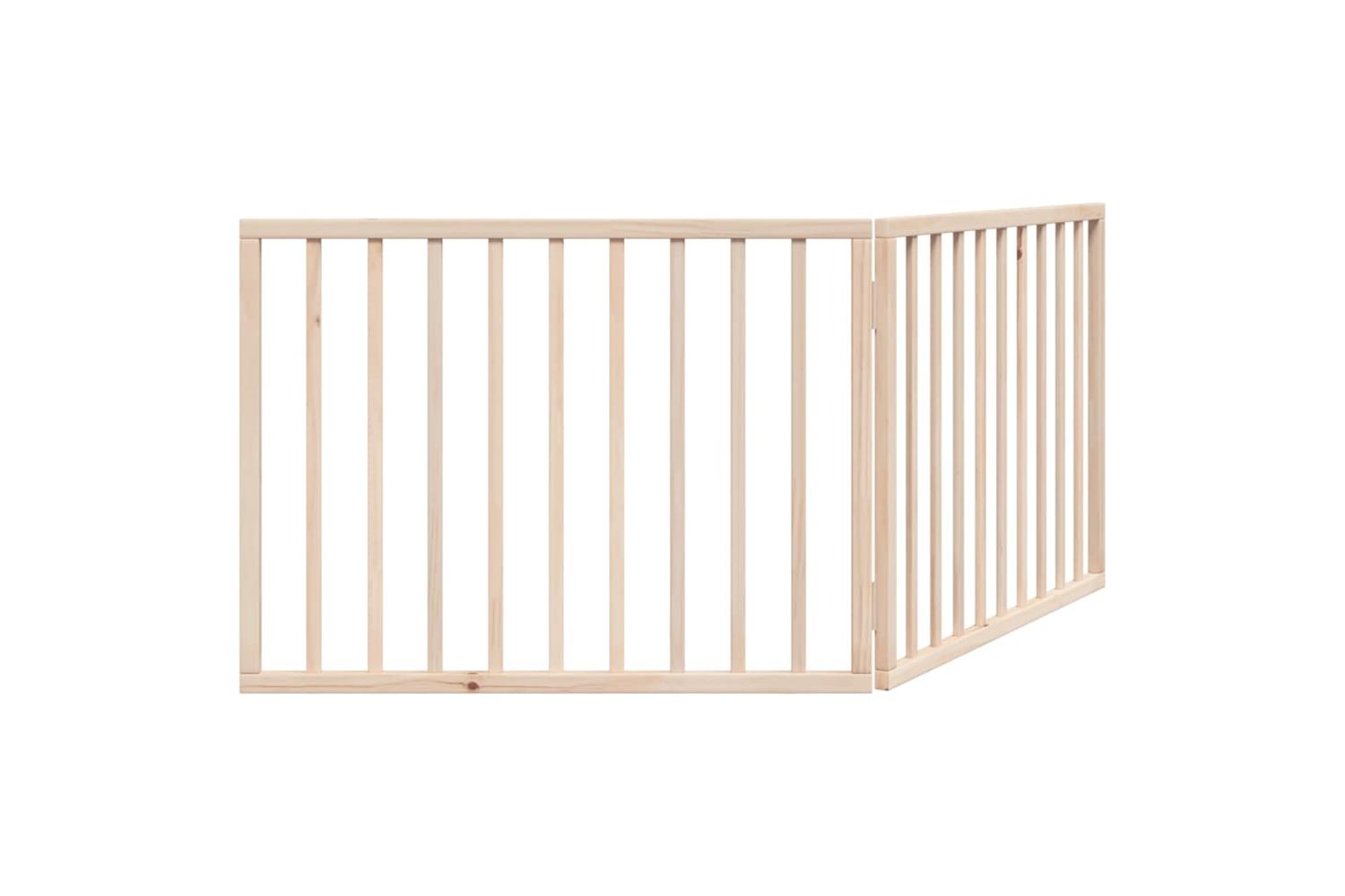 Vidaxl Dog Gate Foldable 2 Panels 160 Cm Poplar Wood-6