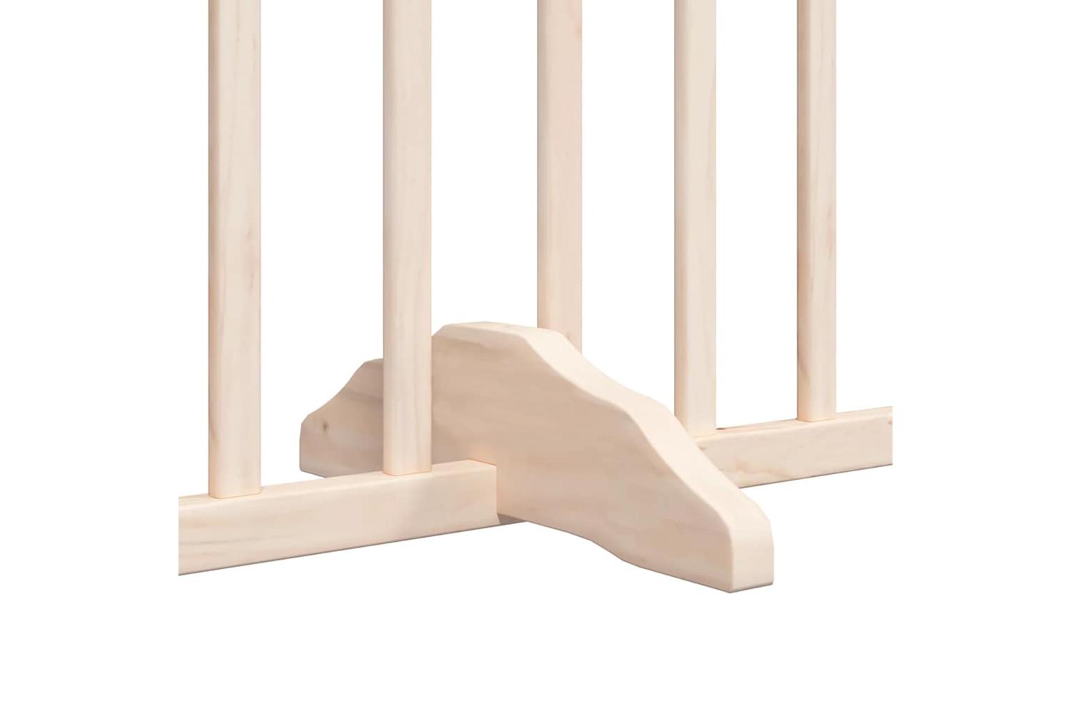 Vidaxl Dog Gate With Door Foldable 6 Panels 480 Cm Poplar Wood-8