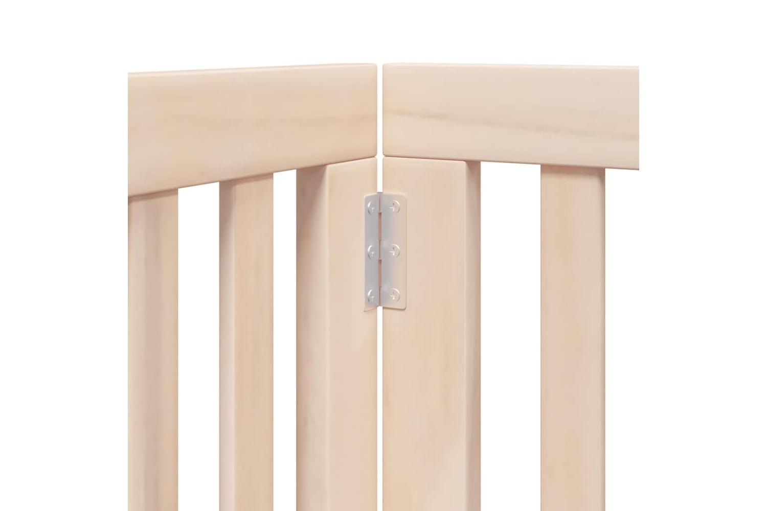 Vidaxl Dog Gate With Door Foldable 12 Panels 600 Cm Poplar Wood-8