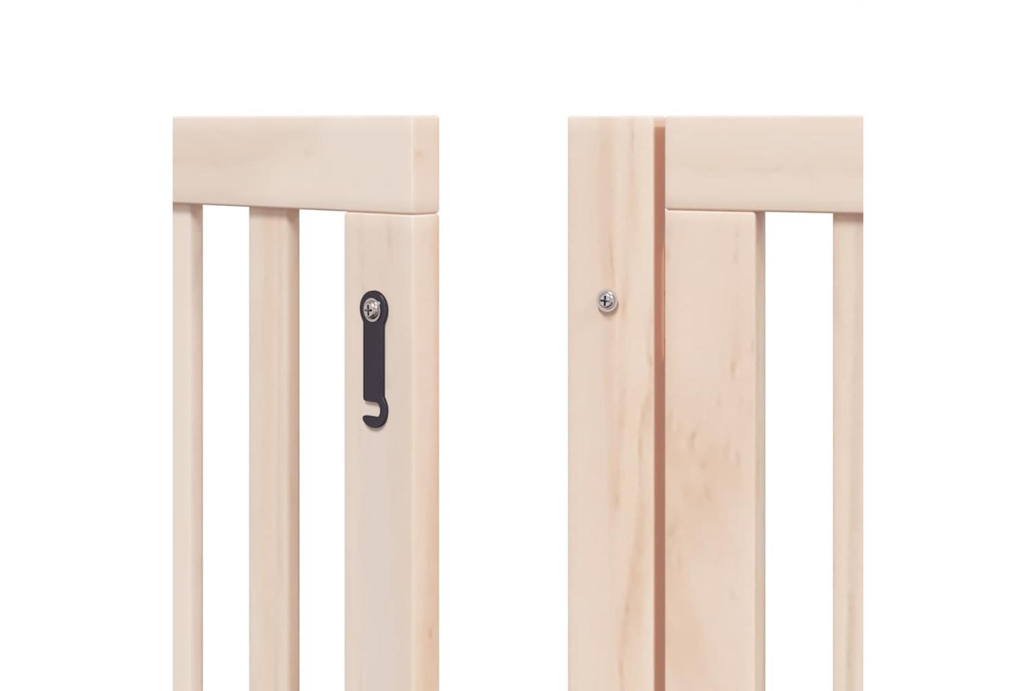 Vidaxl Dog Gate With Door Foldable 12 Panels 600 Cm Poplar Wood-9