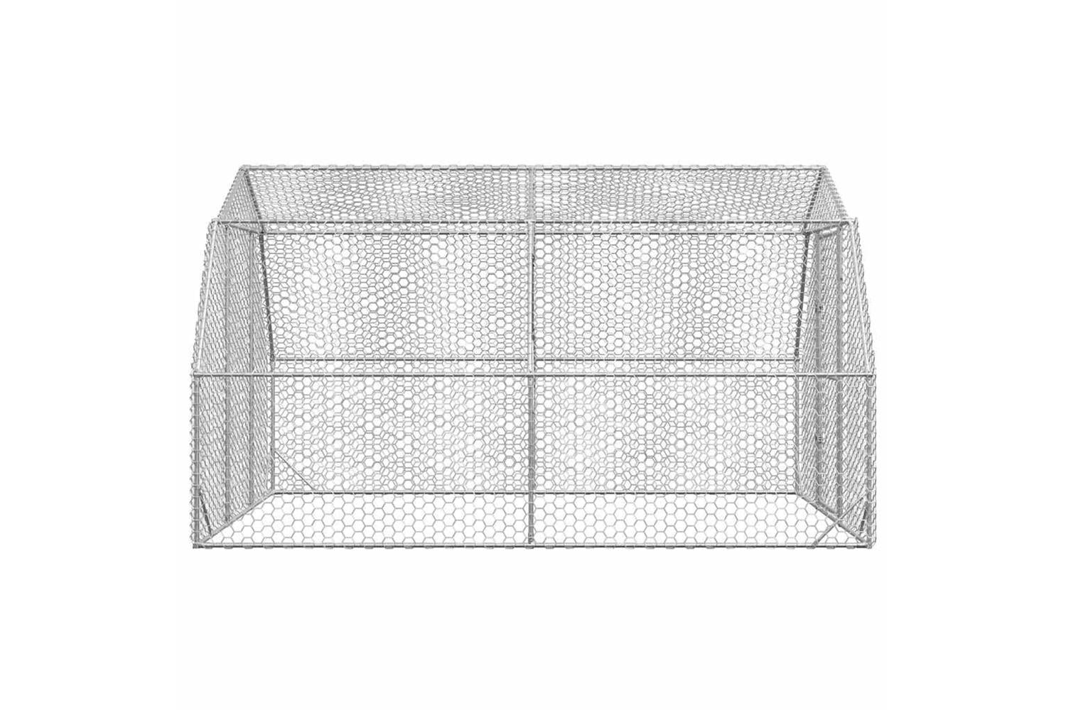 Vidaxl Chicken Run 25x4x225 M Galvanised Steel-4