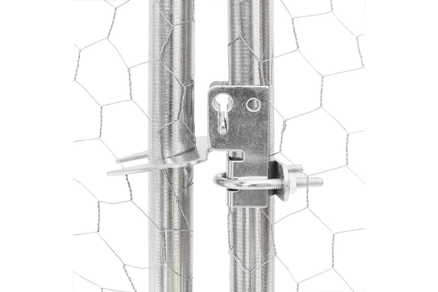 Vidaxl Chicken Run With Roof 25x8x225 M Galvanised Steel-7
