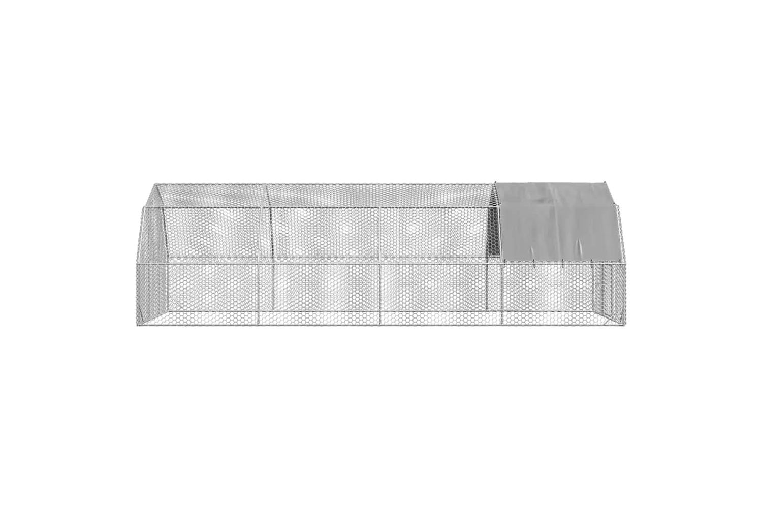 Vidaxl Chicken Run With Roof 25x8x225 M Galvanised Steel-4