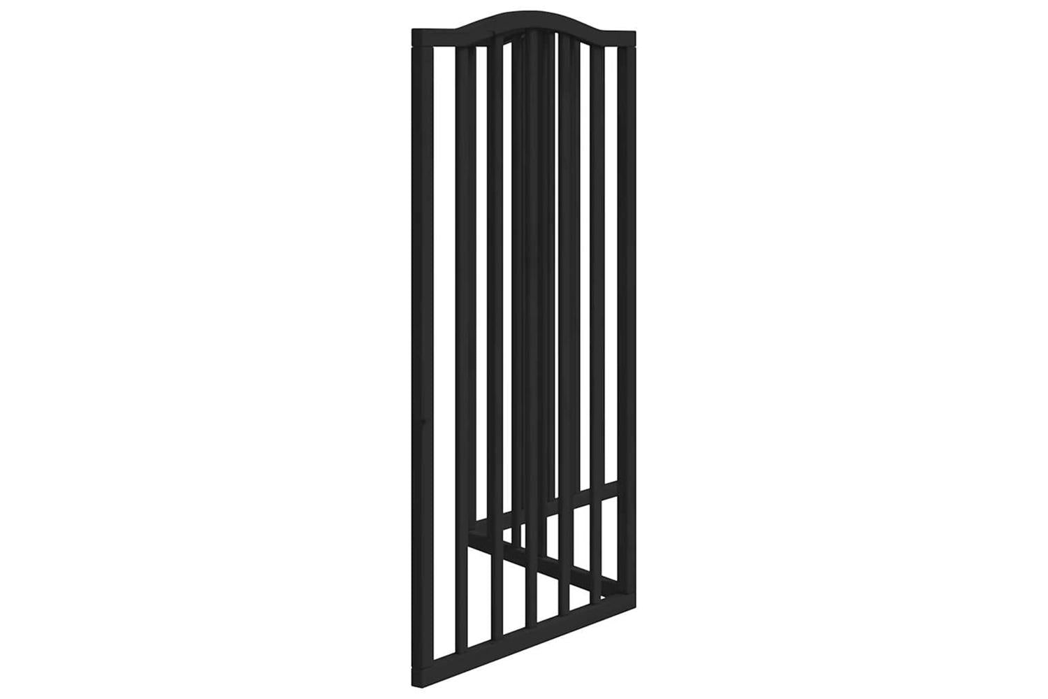 Vidaxl Dog Gate Foldable 3 Panels Black 150 Cmpoplar Wood-5