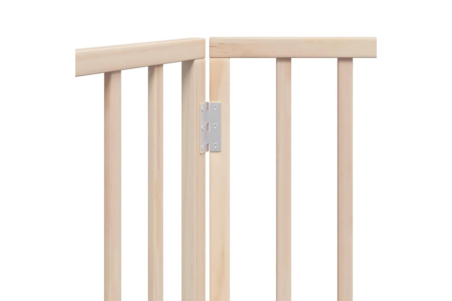 Vidaxl Dog Gate Foldable 3 Panels 150 Cm Poplar Wood-7