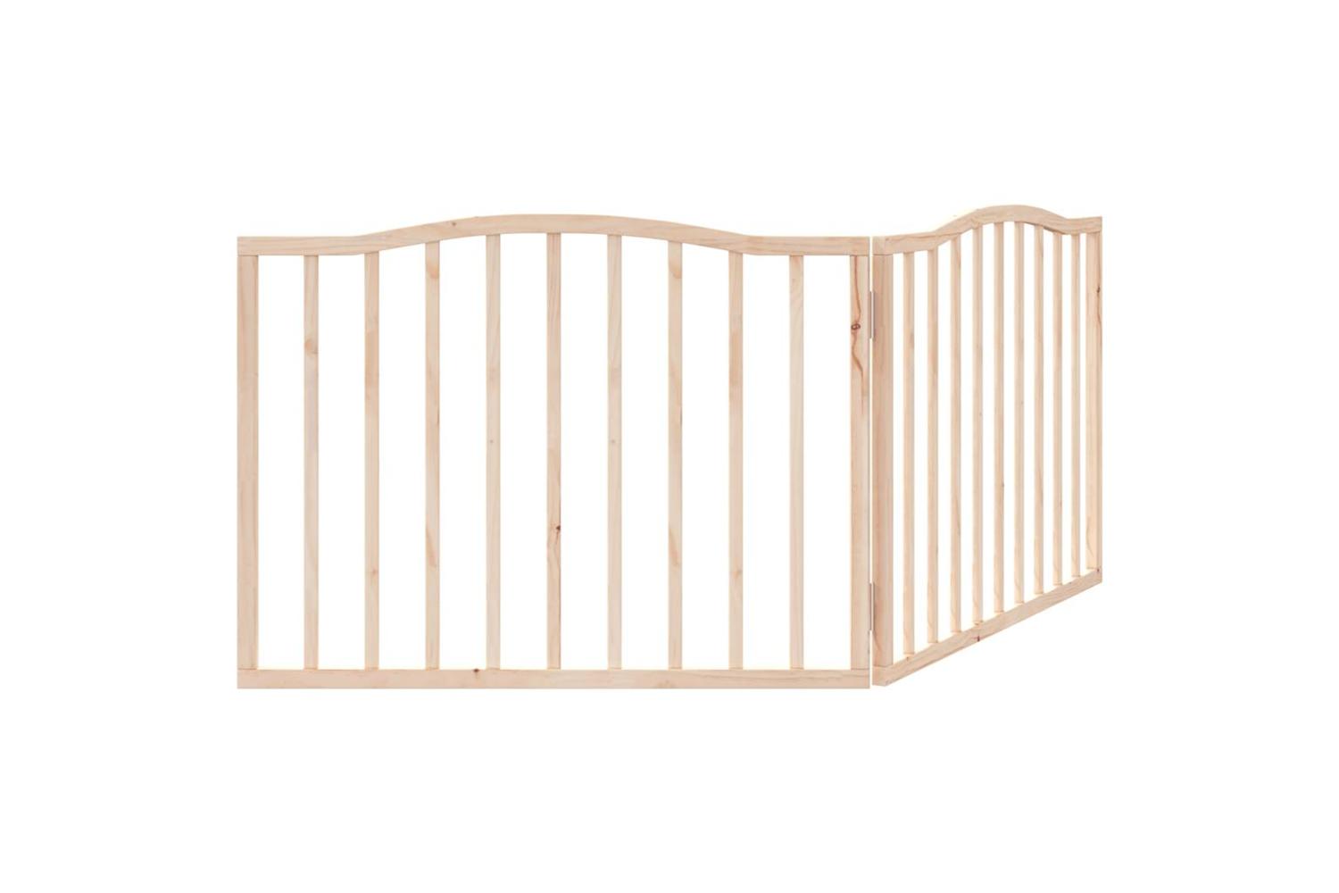 Vidaxl Dog Gate Foldable 2 Panels 160 Cm Poplar Wood-6