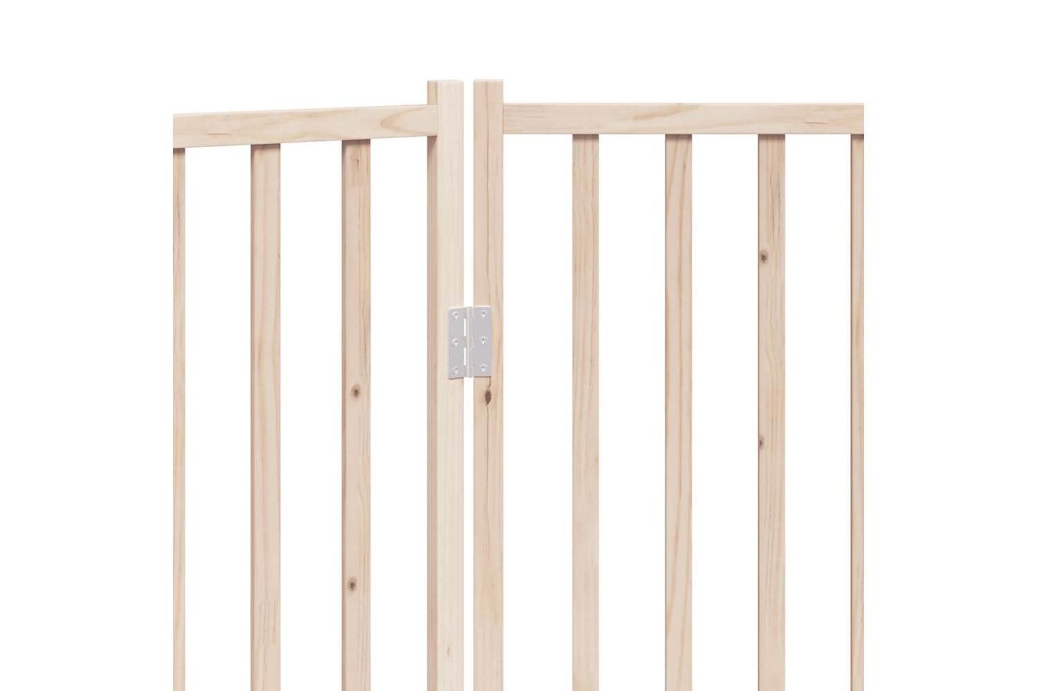 Vidaxl Dog Gate Foldable 2 Panels 160 Cm Solid Wood Fir-8