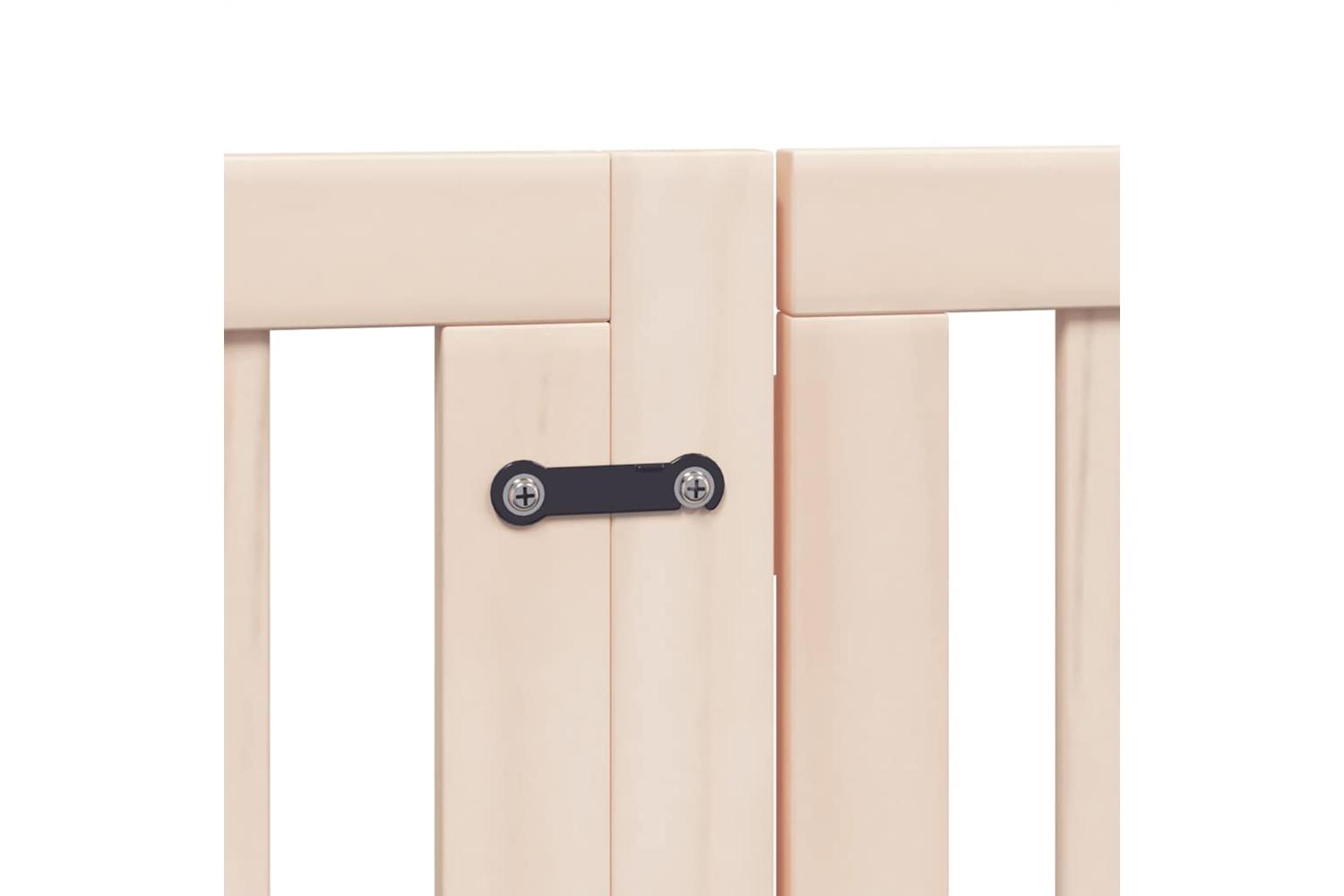 Vidaxl Dog Gate With Door Foldable 9 Panels 450 Cm Poplar Wood-7