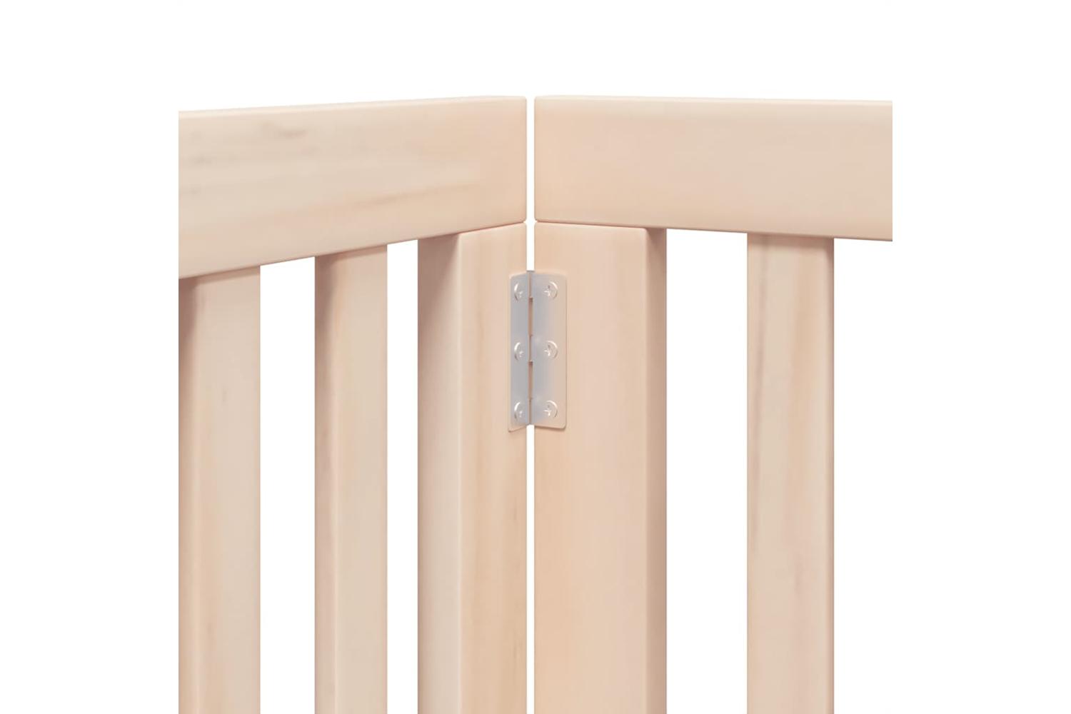 Vidaxl Dog Gate With Door Foldable 9 Panels 450 Cm Poplar Wood-8