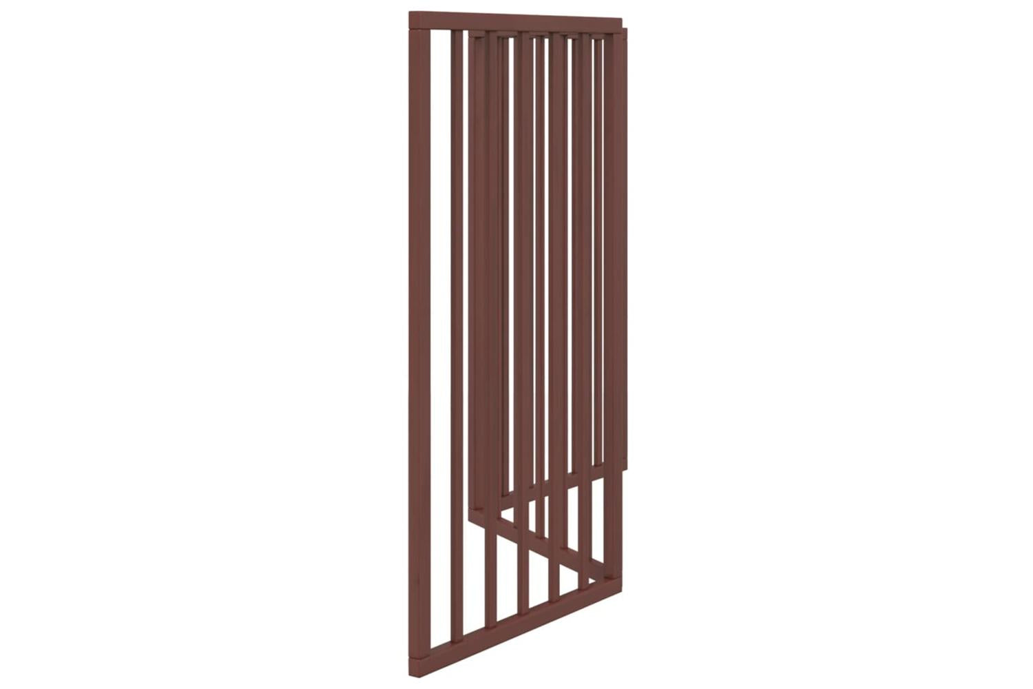 Vidaxl Dog Gate Foldable 3 Panels Brown 150 Cm Poplar Wood-5