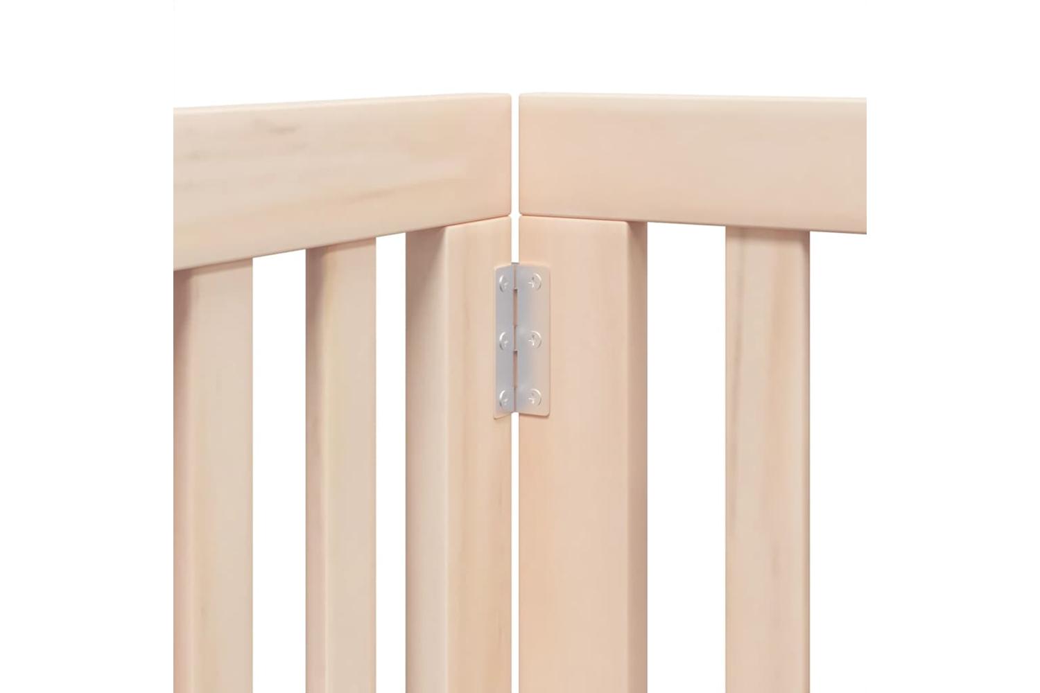 Vidaxl Dog Gate With Door Foldable 15 Panels 750 Cm Poplar Wood-8