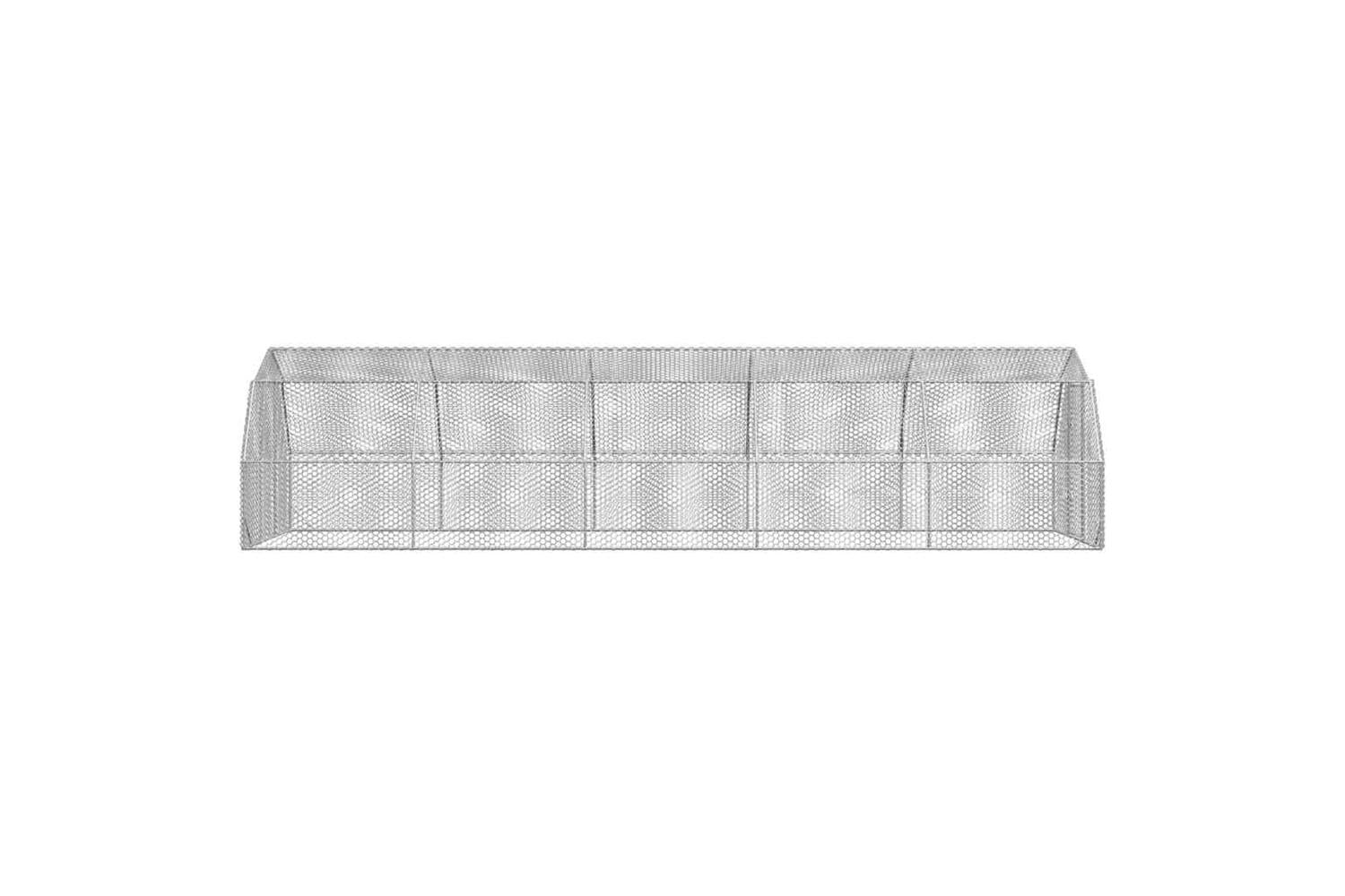 Vidaxl Chicken Run 25x10x225 M Galvanised Steel-4