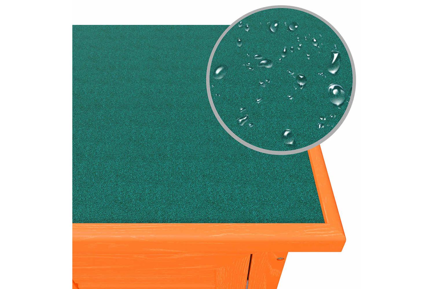 Vidaxl Outdoor Rabbit Hutch Small Pet Cage 4 Door Wood-5