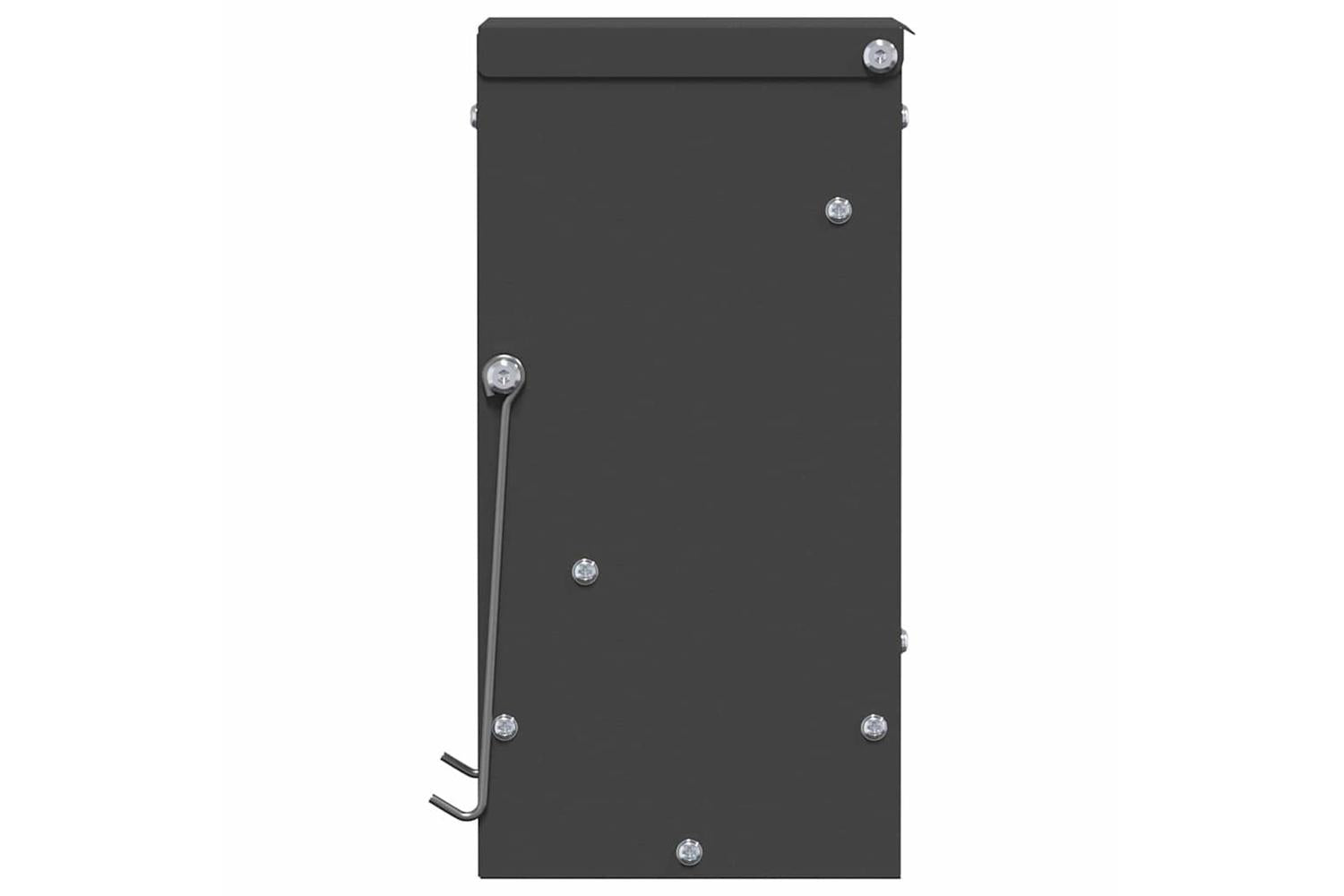 Vidaxl Rabbit Feeder Black 125 X 125 X 25 Cm Cold-rolled Steel-6