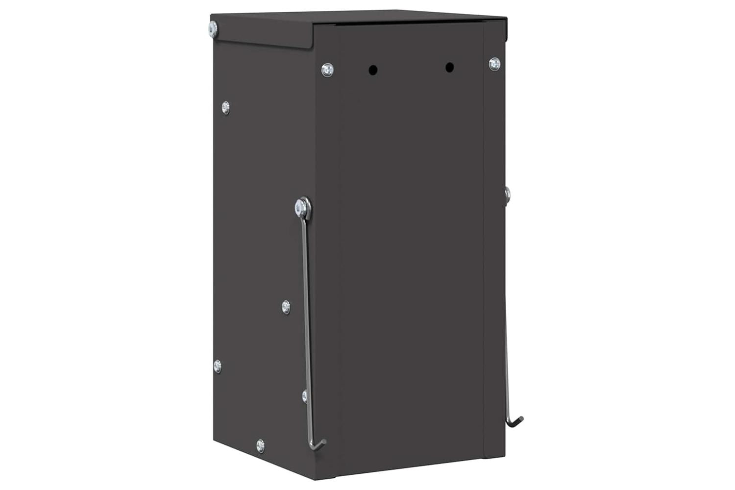 Vidaxl Rabbit Feeder Black 125 X 125 X 25 Cm Cold-rolled Steel-7