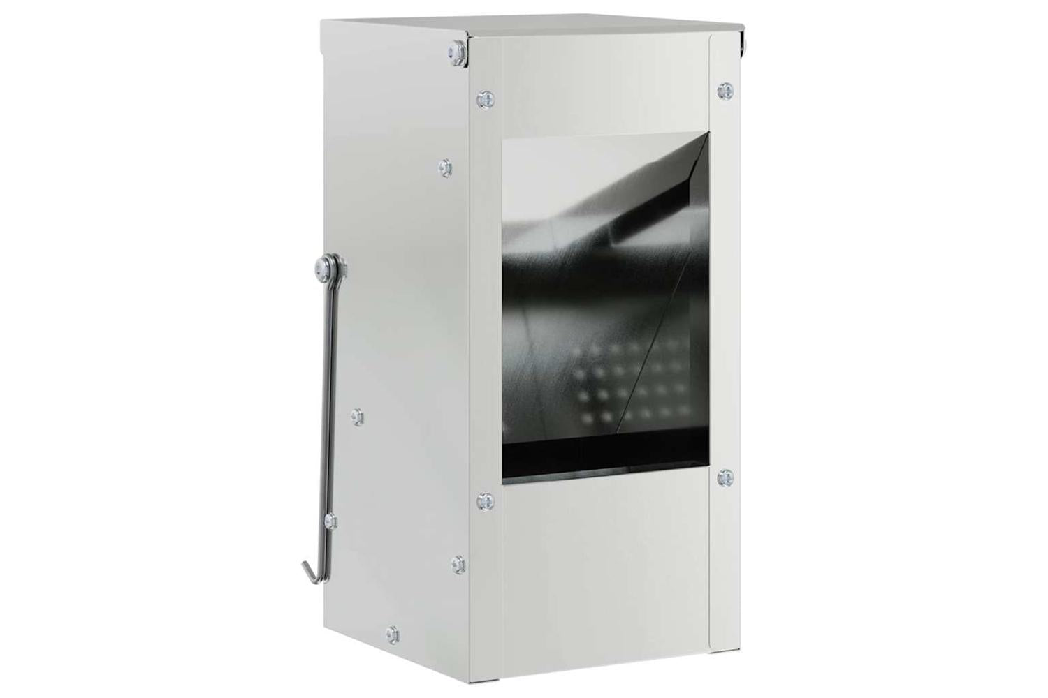 Vidaxl Rabbit Feeder Silver 125 X 125 X 25 Cm Galvanised Steel-2