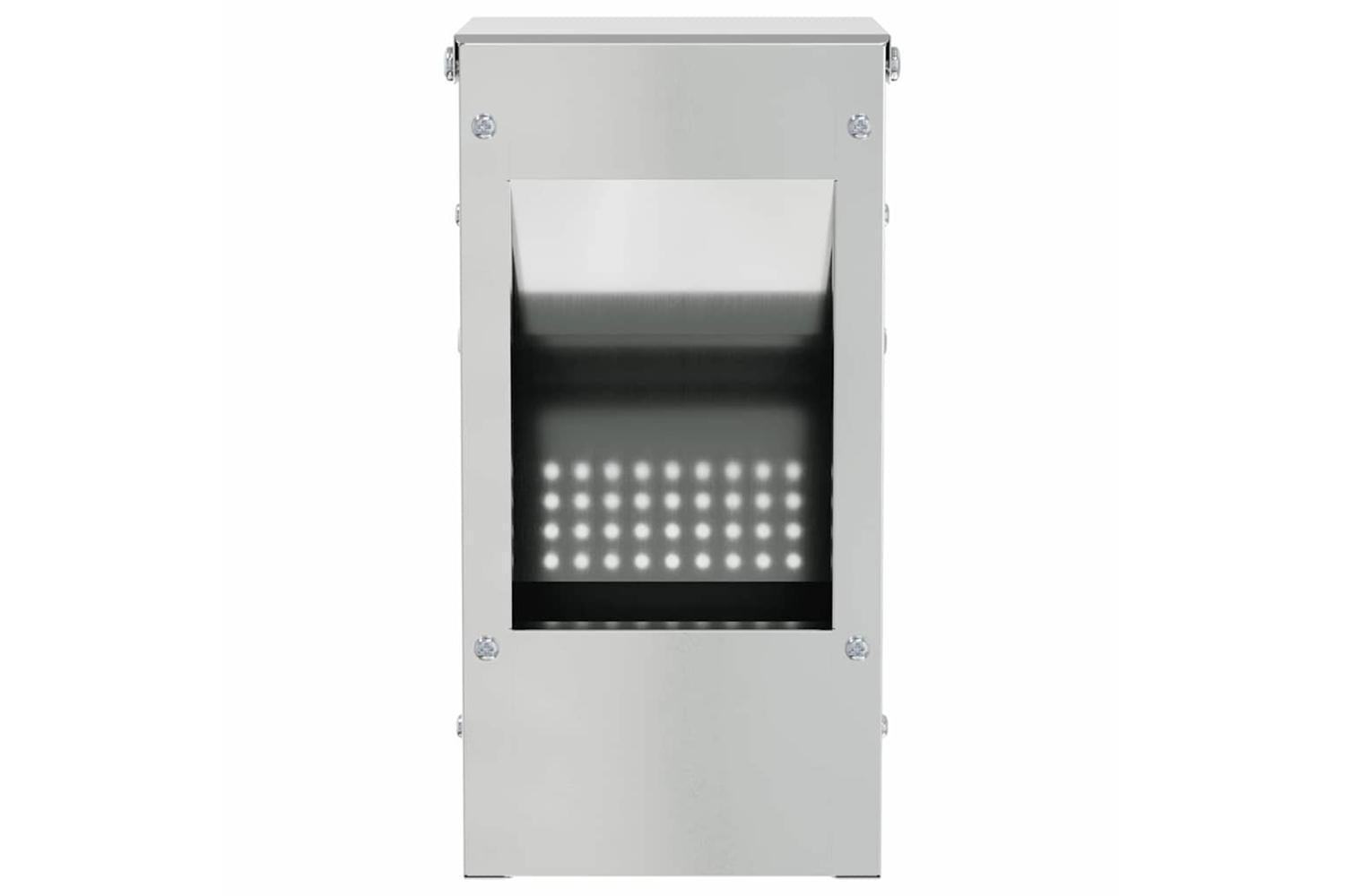Vidaxl Rabbit Feeder Silver 125 X 125 X 25 Cm Galvanised Steel-5