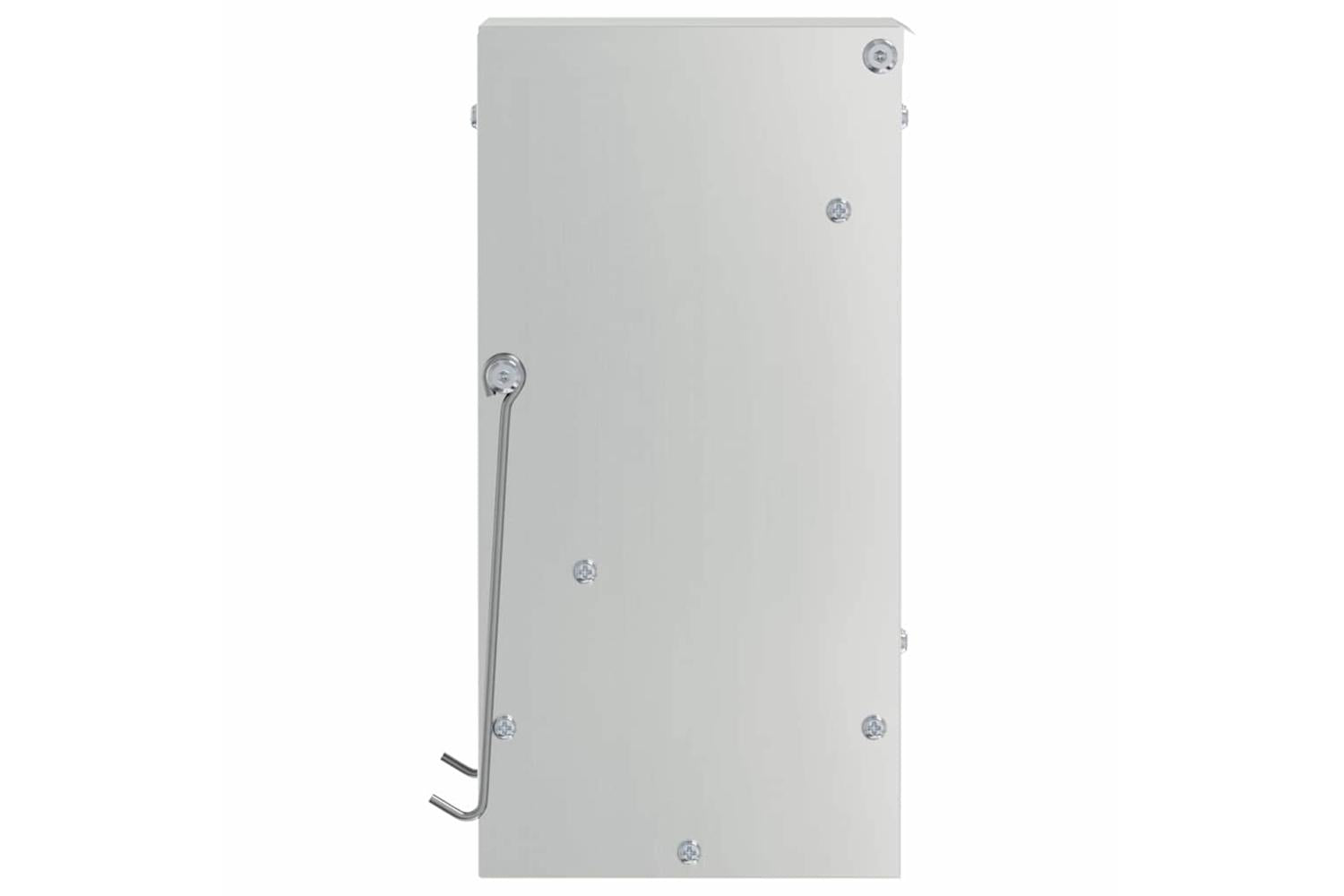 Vidaxl Rabbit Feeder Silver 125 X 125 X 25 Cm Galvanised Steel-6