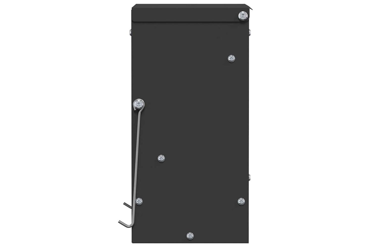 Vidaxl Rabbit Feeder Black 20 X 125 X 25 Cm Cold-rolled Steel-6