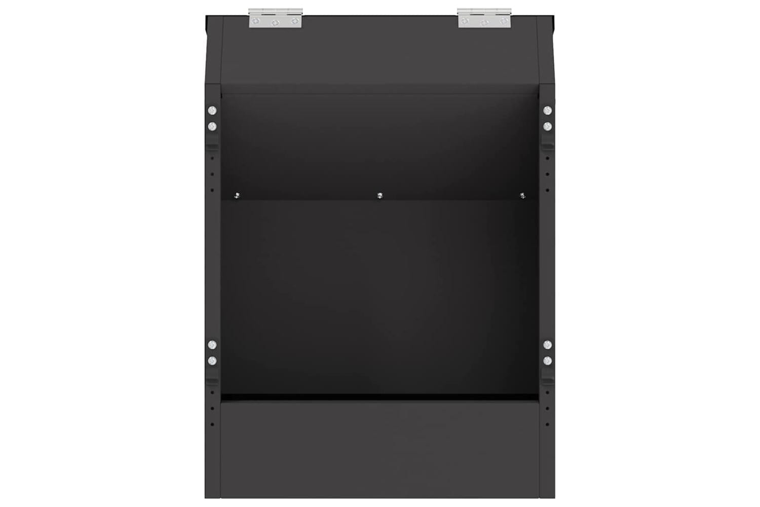 Vidaxl Rabbit Feeder Black 335 X 255 X 455 Cm Cold-rolled Steel-5