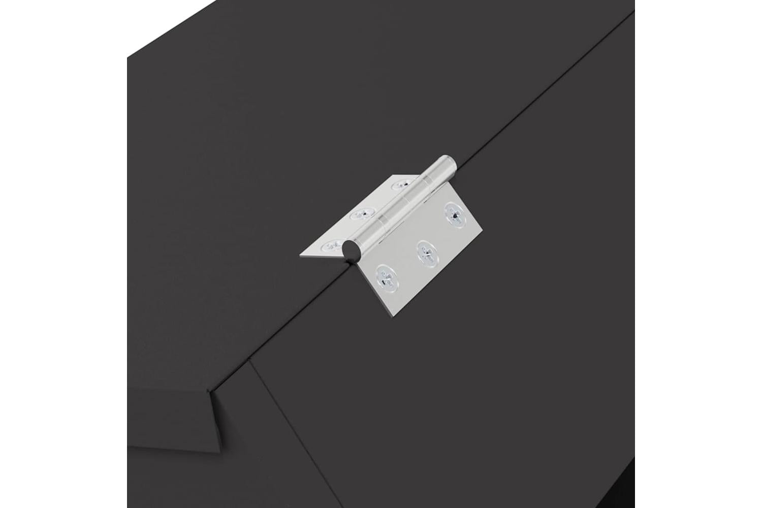 Vidaxl Rabbit Feeder Black 335 X 255 X 455 Cm Cold-rolled Steel-9