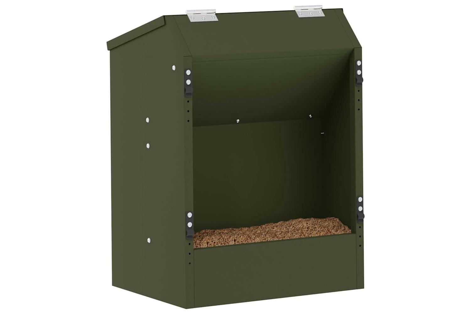 Vidaxl Rabbit Feeder Olive Green 335 X 255 X 455 Cm-3