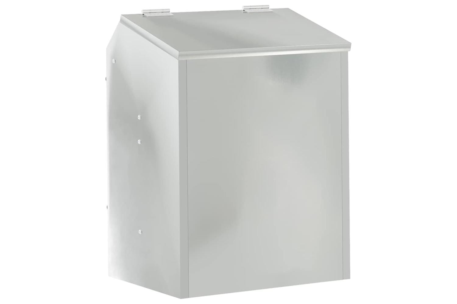 Vidaxl Rabbit Feeder Silver 335 X 255 X 455 Cm Galvanised Steel-7